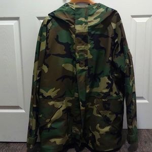 Camouflage Hooded Gortex Jacket